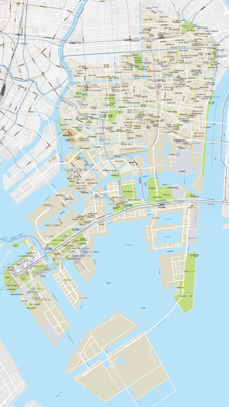 市町村地図（江東区地図）